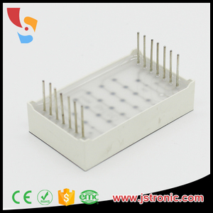 Jstronic JSD-12257AUA 1.2 Inch Màn Hình Hiển Thị 7X5 Led Ma Trận Led 5X7 Vuông Màu Hổ Phách 3Mm - Product Image 3