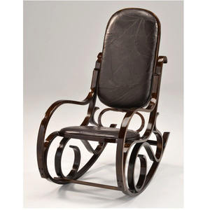 CHAISE À BASCULE EN BOIS VÉRITABLE F-1102 - Product Image 1