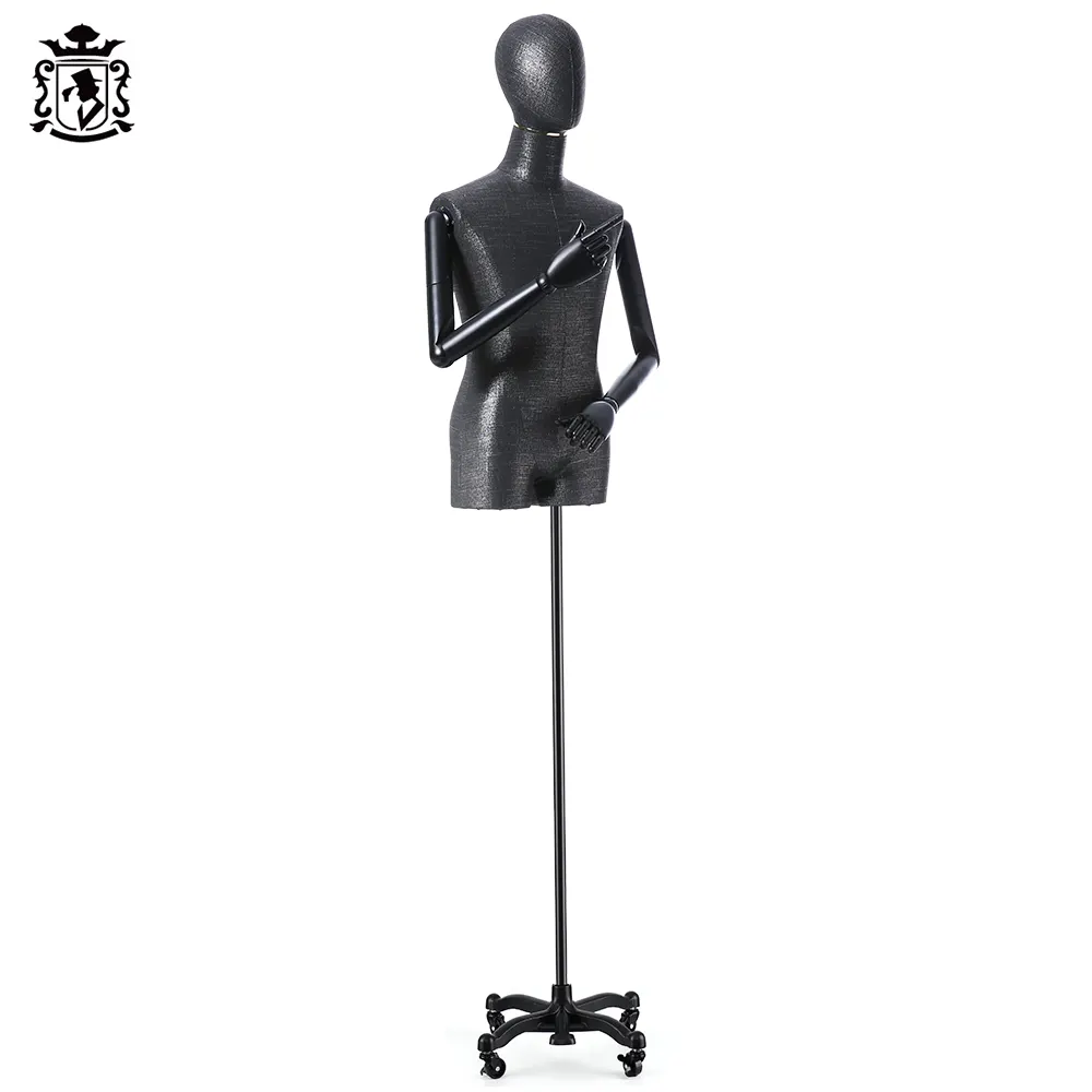 UK Warehouse Maneken Kepala Setengah Badan, Bisa Disesuaikan dengan Gaun Bahu Model <span class=keywords><strong>Batang</strong></span> Pria & Wanita untuk Tampilan Pakaian