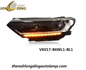 LONGDING araba far Passat B8 2017-UP için modifiye HID LED kafa lambaları