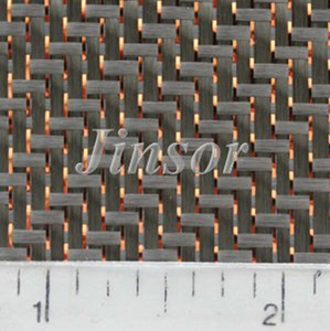 Tela de Fibra de Carbono con Purpurina de Cobre - Product Image 3