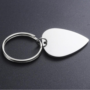 Barato <span class=keywords><strong>al</strong></span> <span class=keywords><strong>por</strong></span> <span class=keywords><strong>mayor</strong></span> grabado 316L de acero inoxidable de 1,8mm fina corazón llavero de acero inoxidable - Product Image 4