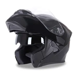 スノーモービルモーターサイクルフリップアップヘルメットダブルバイザーヘルメットフォーシーズンズヘルメット