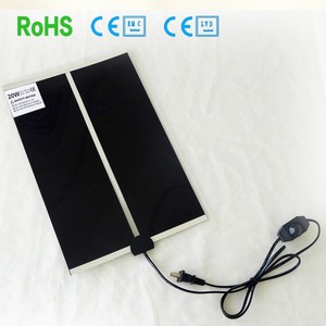 2022 Nieuwe Aankomst Warmte Mat 15X28Cm 7W Reptiel Broeder Incubator Huisdier Verwarming Pad Aquaria & Accessoires Plastic Zwart 110V-120V - Product Image 3
