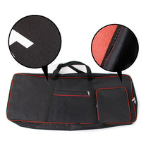 61 Key Keyboard Bag Padded Case, Portable Musical Instrument Bag Piano 600D Oxford Cloth With 10mm Cotton Case Gig Bag