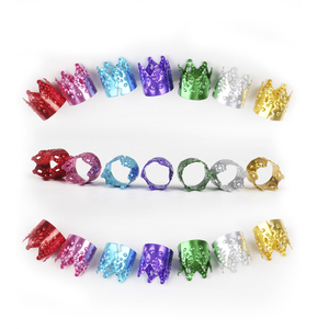 AliLeader 100 pièces/paquet Métal Dreadlock Accessoires Prix de gros Perles de cheveux <span class=keywords><strong>pour</strong></span> tresses - Product Image 6