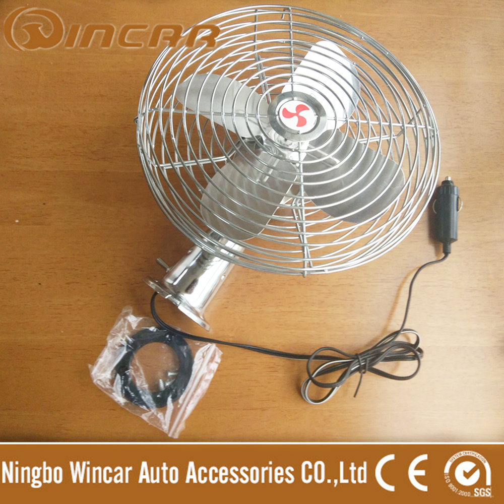 Мощный металлический мини-вентилятор для автомобиля 12 В/24 В