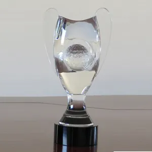 Trofeo deportivo de bola de cristal, regalos de recuerdo, barato, nuevo diseño, venta al por mayor
