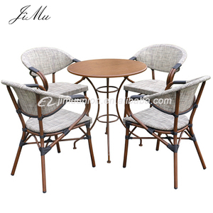 Silla de mimbre y mimbre de bambú para exteriores, venta al por mayor, barata - Product Image 6