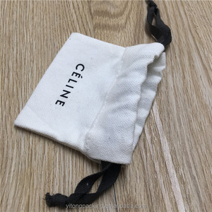 Sac à cordon en <span class=keywords><strong>tissu</strong></span> réutilisable avec impression de logo personnalisé, en <span class=keywords><strong>coton</strong></span> doux et lin, pochette à bijoux pour emballage cadeau - Product Image 4