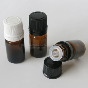 มินิ5มิลลิลิตรสีเหลืองอำพันแก้วยูโรขวดหยดที่มีการงัดแงะเห็นได้ชัดหมวก - Product Image 3