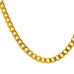 Al por mayor para <span class=keywords><strong>hombre</strong></span> al por mayor de joyas de <span class=keywords><strong>oro</strong></span> de 18k 316L de acero inoxidable Figaro <span class=keywords><strong>cadena</strong></span> collar - Product Image 3