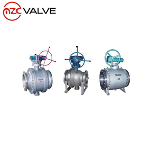 Válvula de bola montada en canaletas <span class=keywords><strong>Wcb</strong></span> de acero al carbono con bridas - Product Image 4