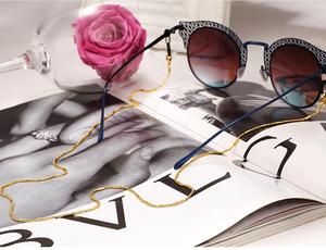 003 DL <span class=keywords><strong>Glasses</strong></span> Fashion Gold <span class=keywords><strong>Glasses</strong></span> Retainerフィットサングラス眼鏡チェーン女性のための - Product Image 3
