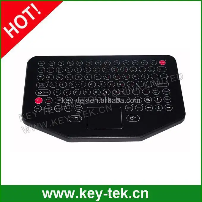 Ip65 all in one industrial teclado de membrana con luz de fondo