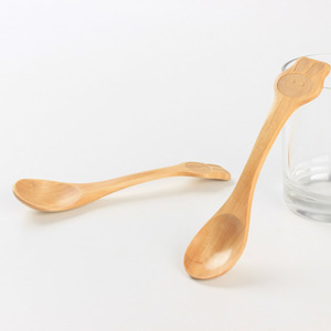 Cute Cartoon Animals Pattern Natural Bamboo Cutlery Wooden <strong>Small</strong> <strong>Spoons</strong> for Children / Baby - Product Image 6