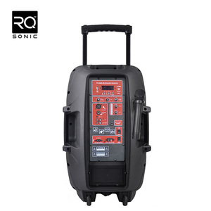 RQSONIC CSL15DZ1 工場価格 15インチ 最高の充電式ポータブルアクティブスピーカーサウンドシステムDJ - Product Image 6