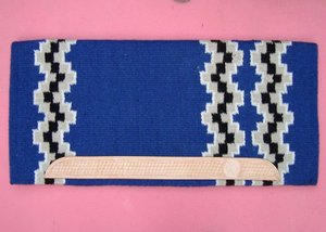 Almohadilla de sillín occidental de la mejor calidad, lana NZ con espalda de piel y cojín, Parche de cuero acolchado para propietarios de caballos - Product Image 2