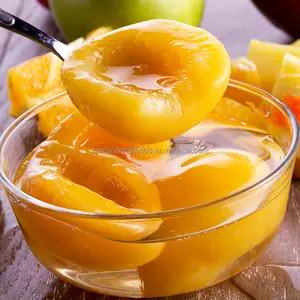 High Quality Canned Yellow Peach Fruit In Light Syrup 680