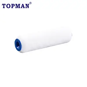 TOPMAN Customized industrial microfiber fabric 250mm paint roller cover