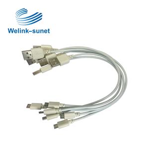 Blanco USB 2,0 ordenador mazo de cables para equipos de comunicación - Product Image 1