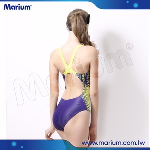 ชุดว่ายน้ำสตรีสีฟ้าชุดว่ายน้ำเล่นกีฬา - Product Image 6