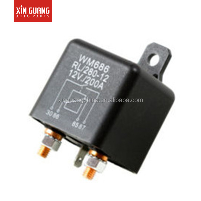Сверхмощное реле заряда/лебедки 12 В-автомобильный фургон лодка-200 А-4 контакта 221625735305