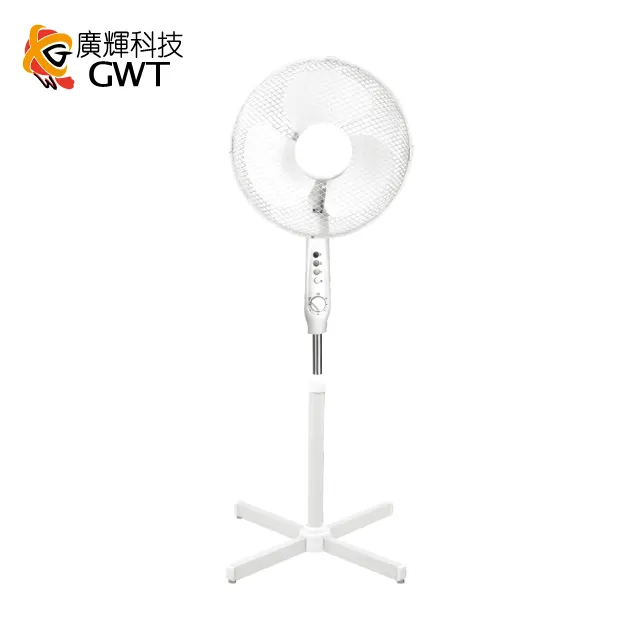 16 Inch Plastic Air Cooling Oscillating 3 speed Pedestal Stand Fan Timer Ventilador CE