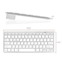 Clavier personnalisé prêt à l'emploi, ultra fin, clavier sans fil Bluetooth, clavier allemand sans fil Bluetooth pour MacBook iPad