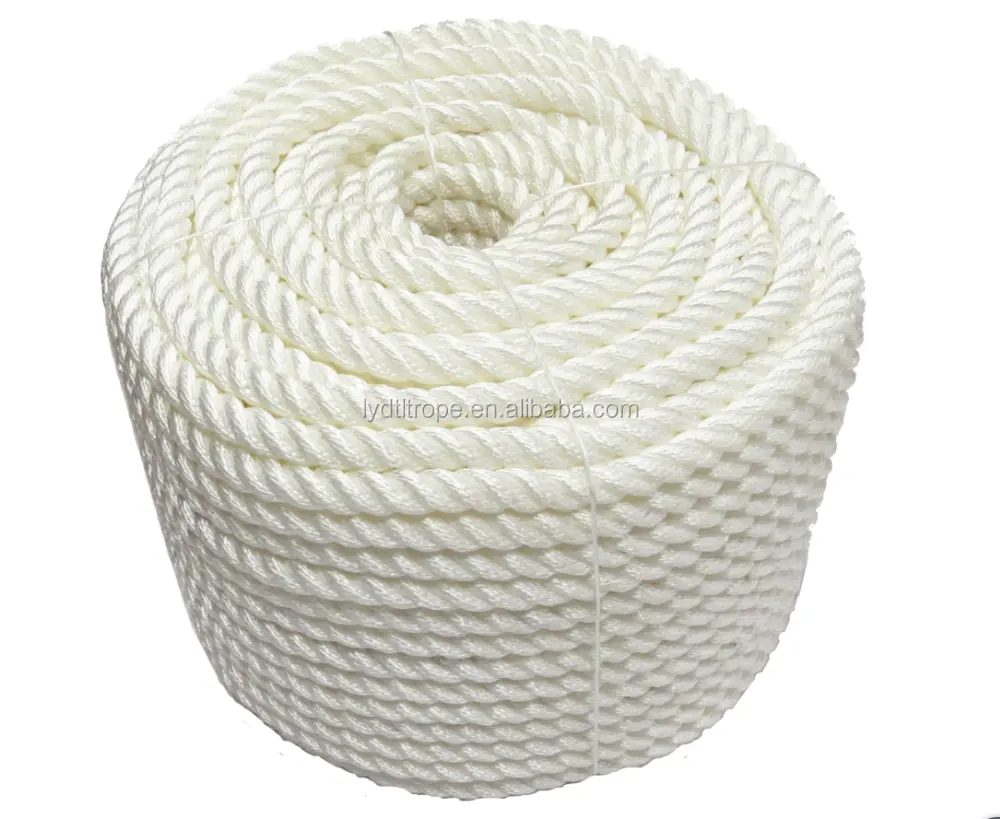 vinylon and polyester Material and Twist Rope Type rope