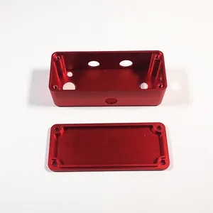 Aluminum Anodized CNC Milling Machining Die Casting guitar pedal enclosure 1590b 1590A modify