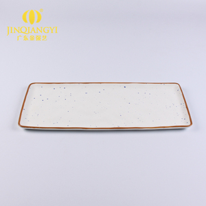 12 "/14 cerámica porcelana esmalte de color rectángulo plato - Product Image 3