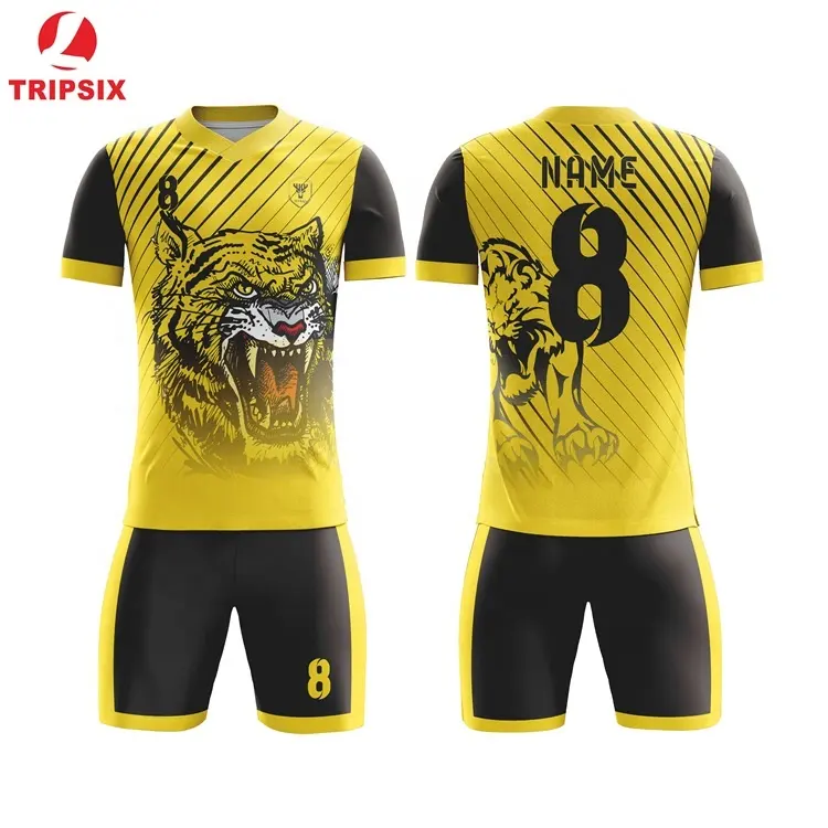 Impressão Digital de Design Personalizado Futebol Jersey Novo Modelo de Futebol