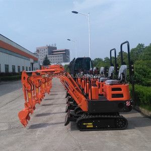 Mini excavatrice Offre Spéciale de 1 tonne 8.6kw machine à creuser moteur Changchai <span class=keywords><strong>Toshiba</strong></span> cylindre hydraulique type chenille garantie de 1 an - Product Image 4