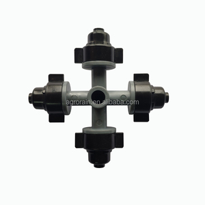 Haute qualité MJ1501 quatre voies 26LPH buse en plastique noir jardin électrique et brumisateur d'irrigation Super Fine brumisateur pour une utilisation agricole - Product Image 1