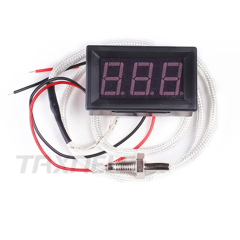 0〜800C K型M6 Screw Thermocouple 12V Temperature Meter Car Monitor Meter Thermograph