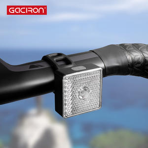 Reflector de Luz con Sensor Inteligente de 80LM, Luz Delantera de Advertencia de Seguridad para <span class=keywords><strong>Bicicleta</strong></span>, Juego de Luces Recargables para <span class=keywords><strong>Bicicleta</strong></span> - Product Image 2
