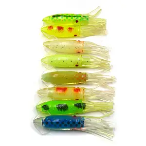 Big Game fishing lure plastic Soft Rubber Squid Octopus Baits