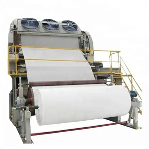 automatic machine making paper tissue toilet tissue paper rolling packing printing machine production line