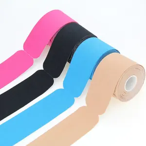 Stretchable 5% Spandex High Density 5cm*5m Flexo Stretchable Sticky Pre Cut Kinesiology Tape