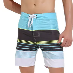 SBART New Arrival's 100% Polyester Four Way Stretchy Sublimation Printing Men's Boardshorts Beach Shorts