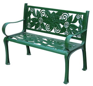 Commercio Assurance Mobili da giardino moderna panchina, antico ghisa panchina - Product Image 2