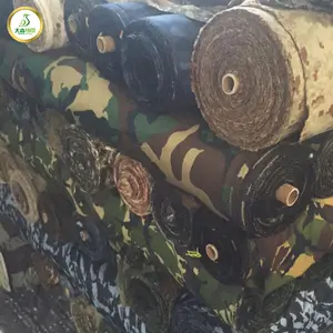 Low price stock cotton polyester fabric camouflage fabric