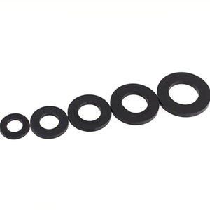 Alta Precisión personalizado blanco negro plástico plana <span class=keywords><strong>arandela</strong></span> de <span class=keywords><strong>nylon</strong></span> - Product Image 1
