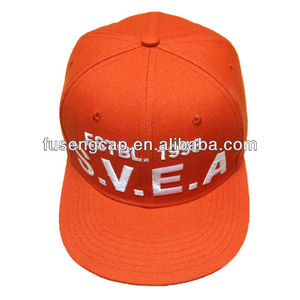Hot selling 3d embroidery flat brim snapback baseball cap - Product Image 1