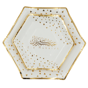 Offre Spéciale produit blanc en forme d'étoile or feuille assiettes en papier jetables - Product Image 2