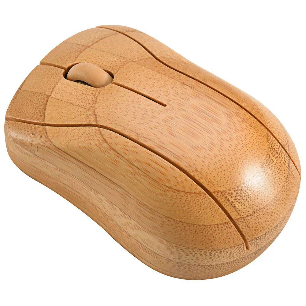 木製マウスOEMエコカスタム滑らかで豪華な竹製