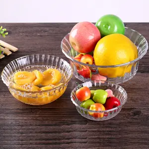 Wholesale Color Creative Glass Bowls Raindrop Fruit Bowl Kitchen