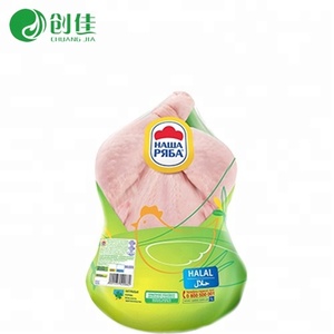 Matériau d'emballage de barrière pa evoh pe grands sacs de congélateur rétractables pour poulets entiers - Product Image 2