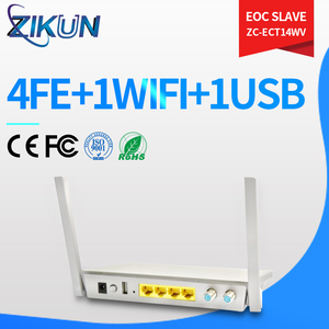 Brand New OBM ZC-ECT14WV <span class=keywords><strong>4FE</strong></span> + WIFI + USB + CATV EOC slave per cavo coassiale triple play rete - Product Image 5